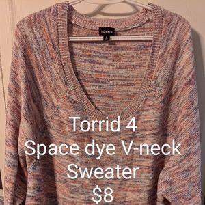 Torrid 4 Space Dye Sweater